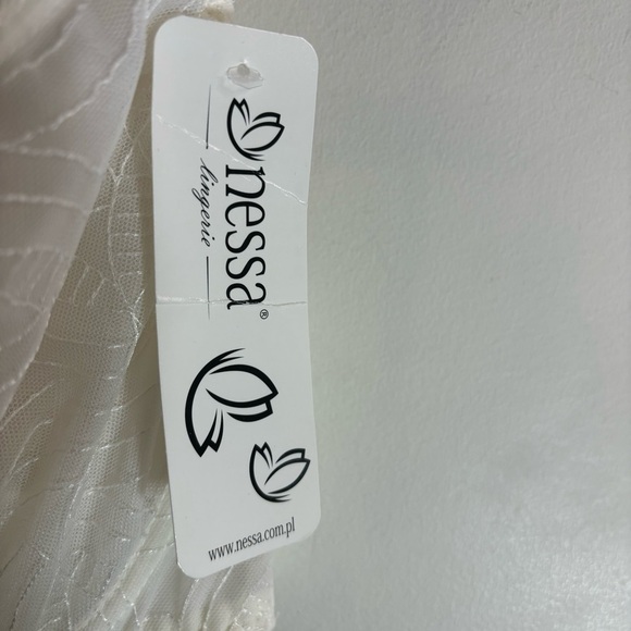 NESSA LINGERIE Sz 85H 38F US Bra Selena Ecru Soft Underwire Lace Adjustable NEW - Picture 4 of 10